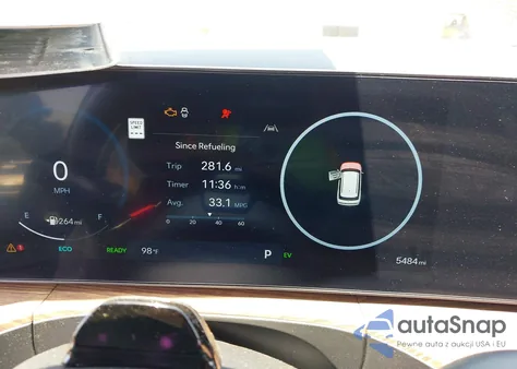 2025 Hyundai Santa Fe Hybrid Limited z USA, uszkodzony, nr VIN 5NMP3DG11SH033409